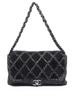 CHANEL Pre-Owned: Чёрная сумка 