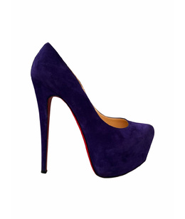 CHRISTIAN LOUBOUTIN: Фиолетовые туфли 