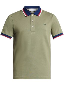 Lacoste: Зелёное поло 