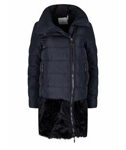 MONCLER: Чёрный пуховик 