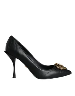 Dolce & Gabbana: Чёрные туфли  Devotion