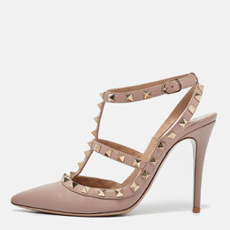 Valentino: Розовые туфли  Rockstud