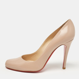 Christian Louboutin: Бежевые туфли 