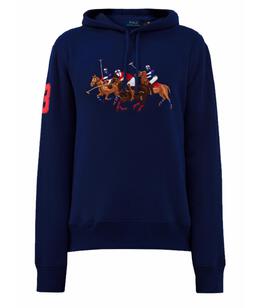 POLO RALPH LAUREN: Синяя толстовка 