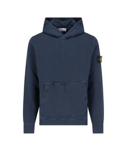 STONE ISLAND: Синяя толстовка 