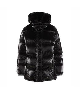 MONCLER: Чёрный пуховик 