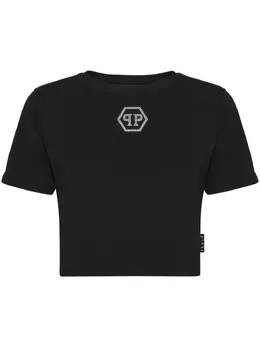 Philipp Plein: Чёрная футболка  Hexagon