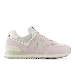 New Balance: Розовые кроссовки  574