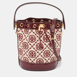 Tory Burch: Бордовая сумка 