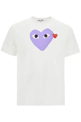 Comme Des Garcons Play: Футболка  Heart с принтом