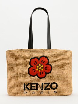 Kenzo: Бежевая сумка 