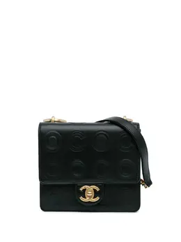 CHANEL Pre-Owned: Чёрная сумка через плечо 