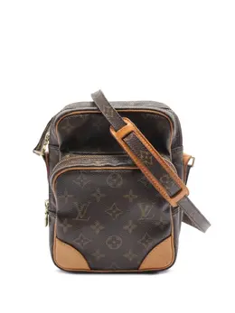 Louis Vuitton Pre-Owned: Коричневая сумка через плечо 