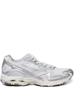 Mizuno: Серебристые кроссовки 