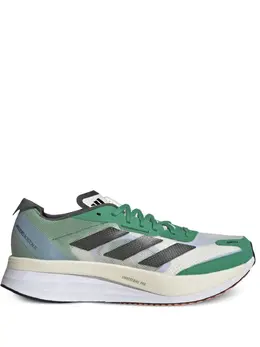 adidas: Зелёные кроссовки  Adizero Boston