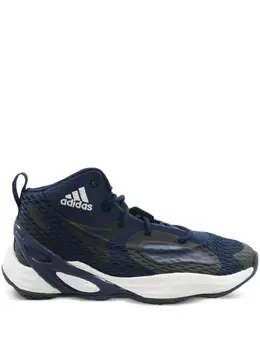 adidas: Голубые кроссовки 