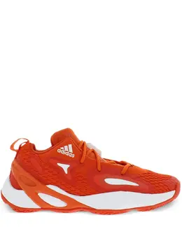 adidas: Оранжевые кроссовки 