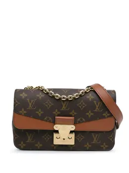 Louis Vuitton Pre-Owned: Коричневая сумка через плечо 