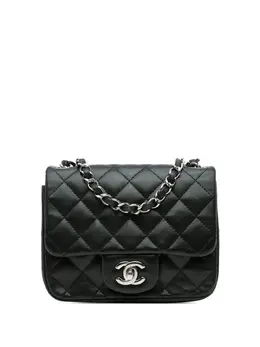 CHANEL Pre-Owned: Чёрная сумка через плечо 