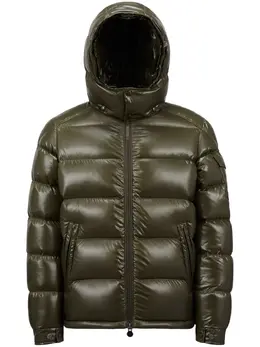 Moncler: Зелёная куртка  Maya