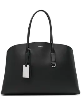 Emporio Armani: Чёрная сумка-шоппер 