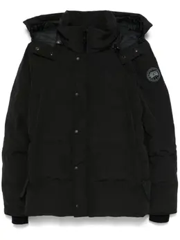 Canada Goose: Чёрная куртка  Wyndham