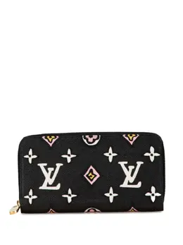 Louis Vuitton Pre-Owned: Чёрный кошелёк 