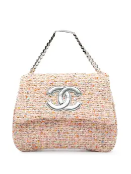 CHANEL Pre-Owned: Серебристая сумка 