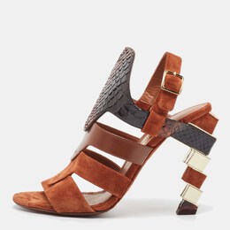 Salvatore Ferragamo: Коричневые сандалии 