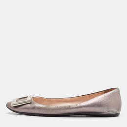 Roger Vivier: Серебристые балетки 