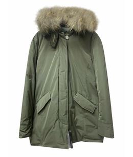 WOOLRICH: Зелёный пуховик 