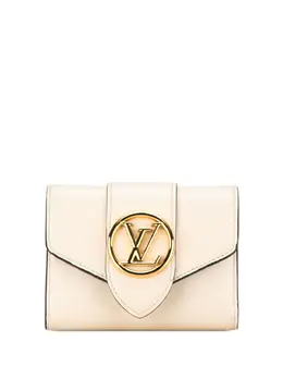 Louis Vuitton Pre-Owned: Белый кошелёк 