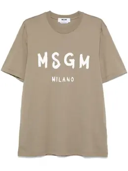 MSGM: Футболка с принтом 