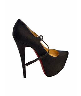 CHRISTIAN LOUBOUTIN: Тёмные туфли 