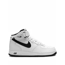 NIKE: Серебристые кроссовки  Air Force 1