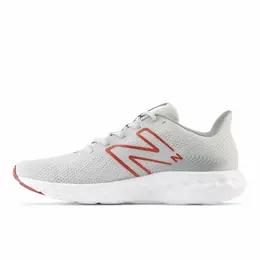New Balance: Серые кроссовки 