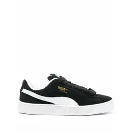 PUMA: Чёрные кроссовки  Suede