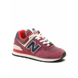 New Balance: Тёмные кроссовки  574