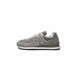 New Balance: Серые кроссовки  574