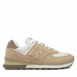 New Balance: Бежевые кроссовки  574