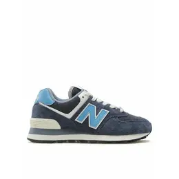 New Balance: Тёмные кроссовки  574