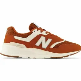 New Balance: Оранжевые кроссовки 