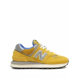 New Balance: Голубые кроссовки  574