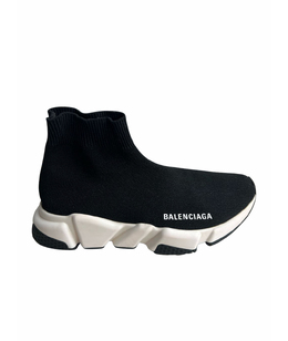 BALENCIAGA: Чёрные ботинки 