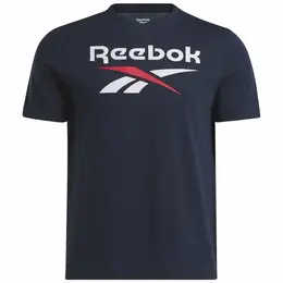 Reebok: Синяя футболка 