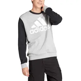 adidas: Серый свитшот  Essentials