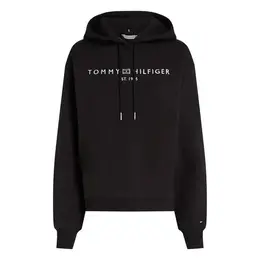 TOMMY HILFIGER: Чёрная толстовка 