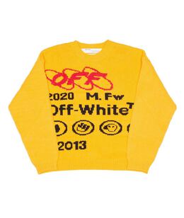 OFF-WHITE: Жаккардовый свитер 