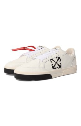 Off-White: Белые кеды  Vulcanized