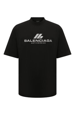 Balenciaga: Хлопковая футболка 